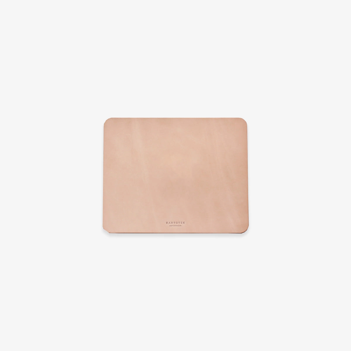 premium valuable Leather Mouse Pad // Natural