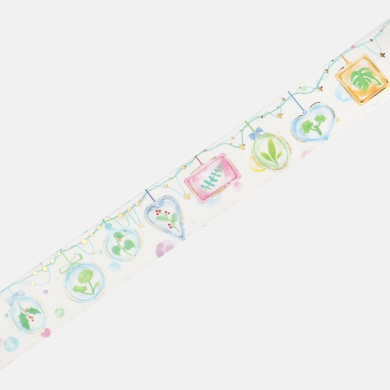 Ornament Foliage Plant Washi Tape Foil Bgm top