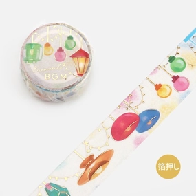 Ornament Lamp Washi Tape Foil Bgm bestselling