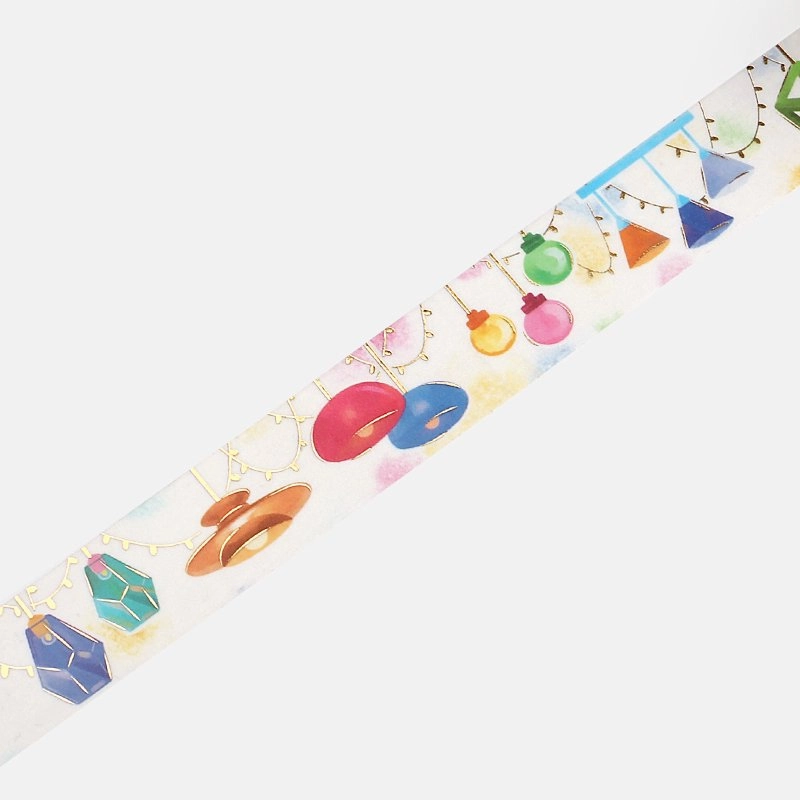 retro leather Ornament Lamp Washi Tape Foil Bgm