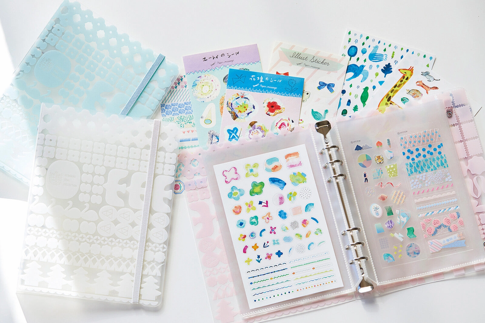 professional Otona Sticker File Binder Type Blue A5