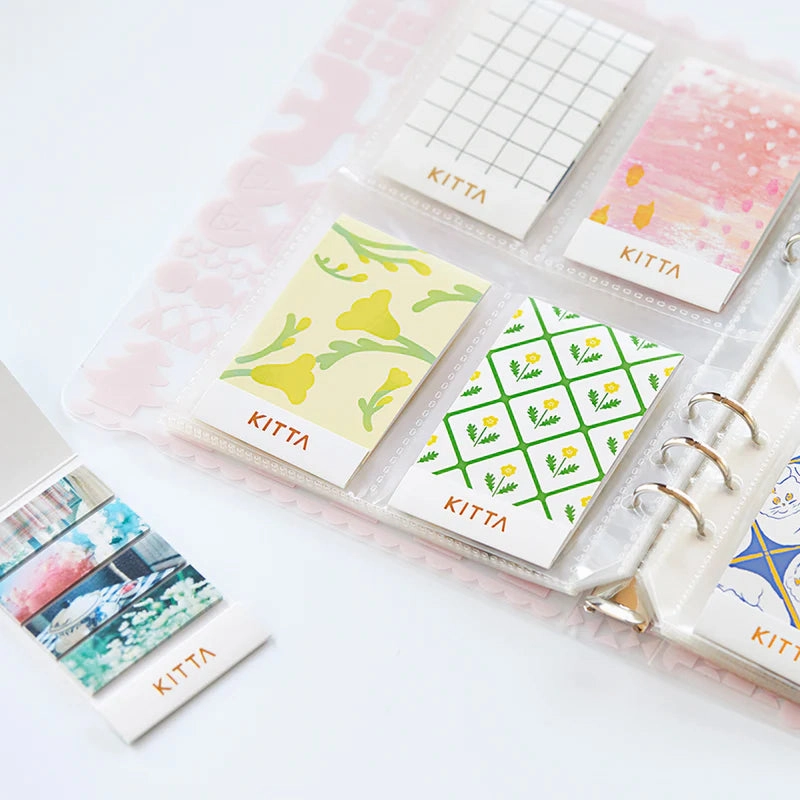 Otona Sticker File Pocket Refills For Cards (6-Hole) flat