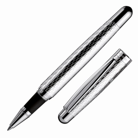 Otto Hutt Design 02 Honeycomb Rollerball Pen round