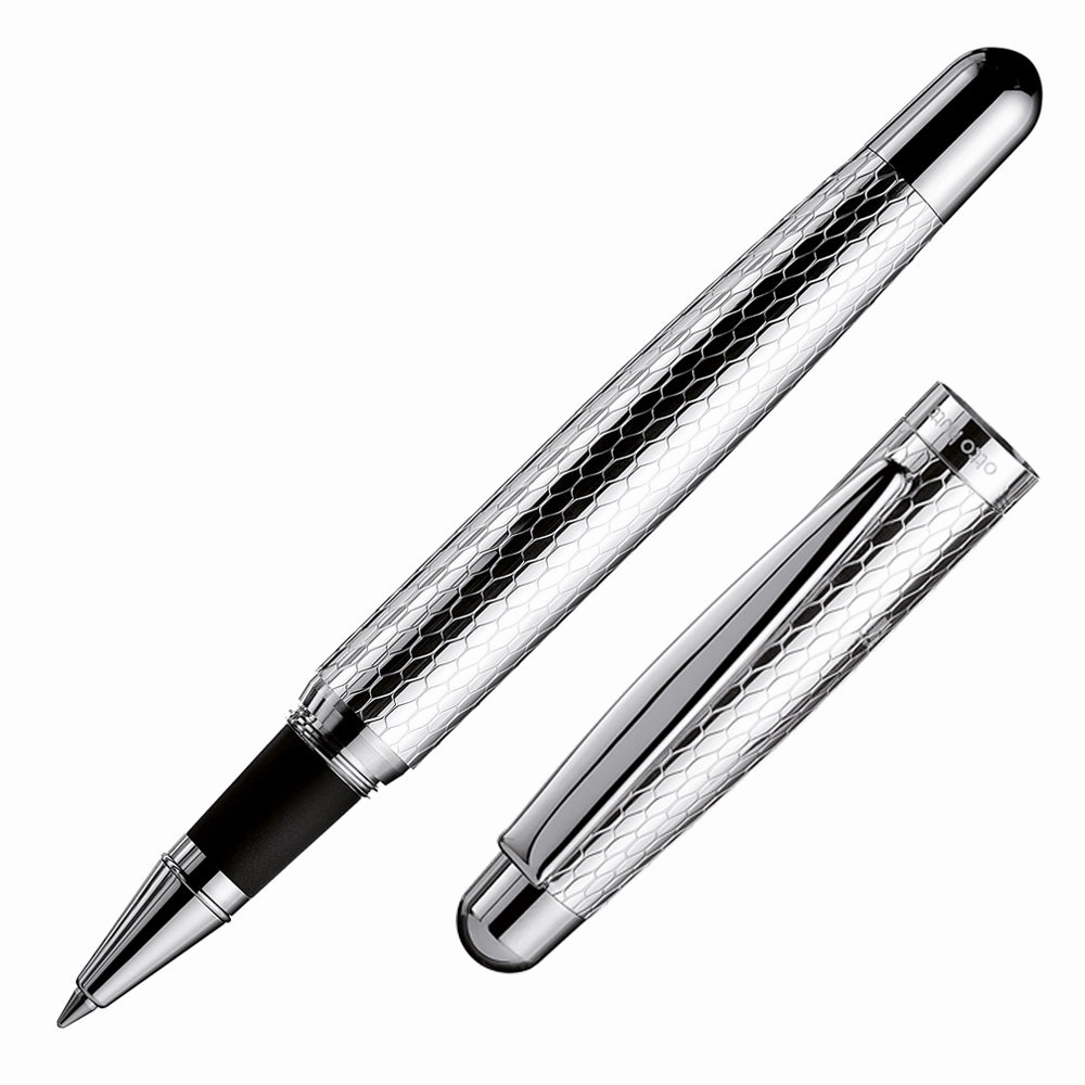 Otto Hutt Design 02 Honeycomb Rollerball Pen round