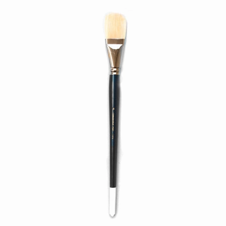 collectible Oval Paintbrush With Hog'S Hair Bristles