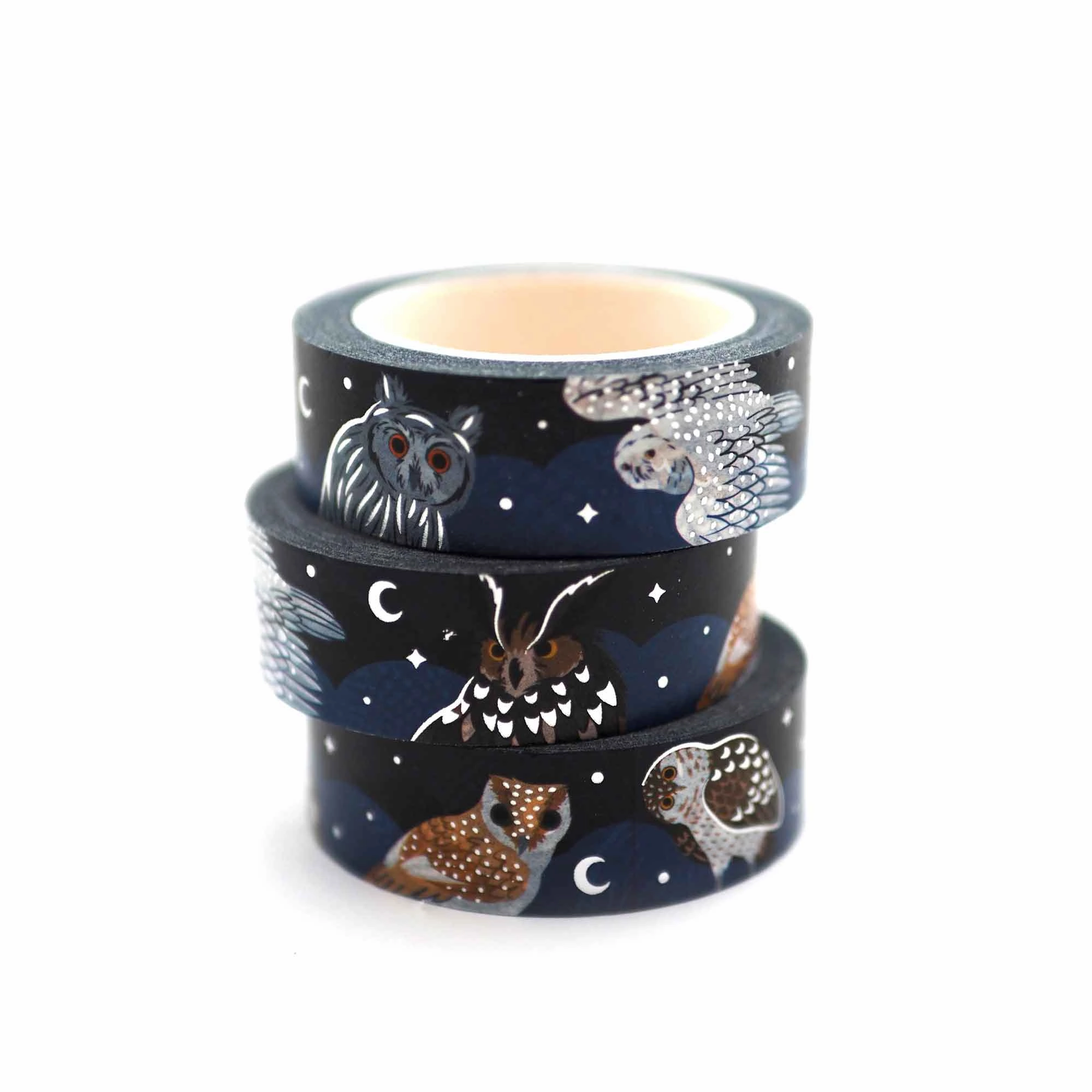 Owl Washi Tape Shoal muted