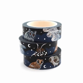 Owl Washi Tape Shoal muted