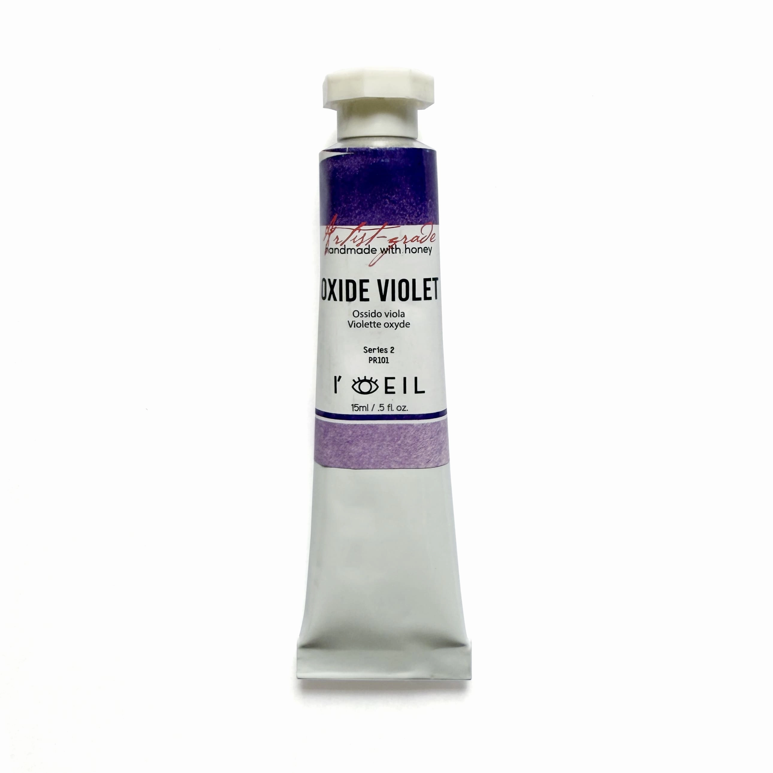 reliable Oxide Violet Pr101 - Artist Grade Handmade Honey Based Watercolor Tube 15Ml