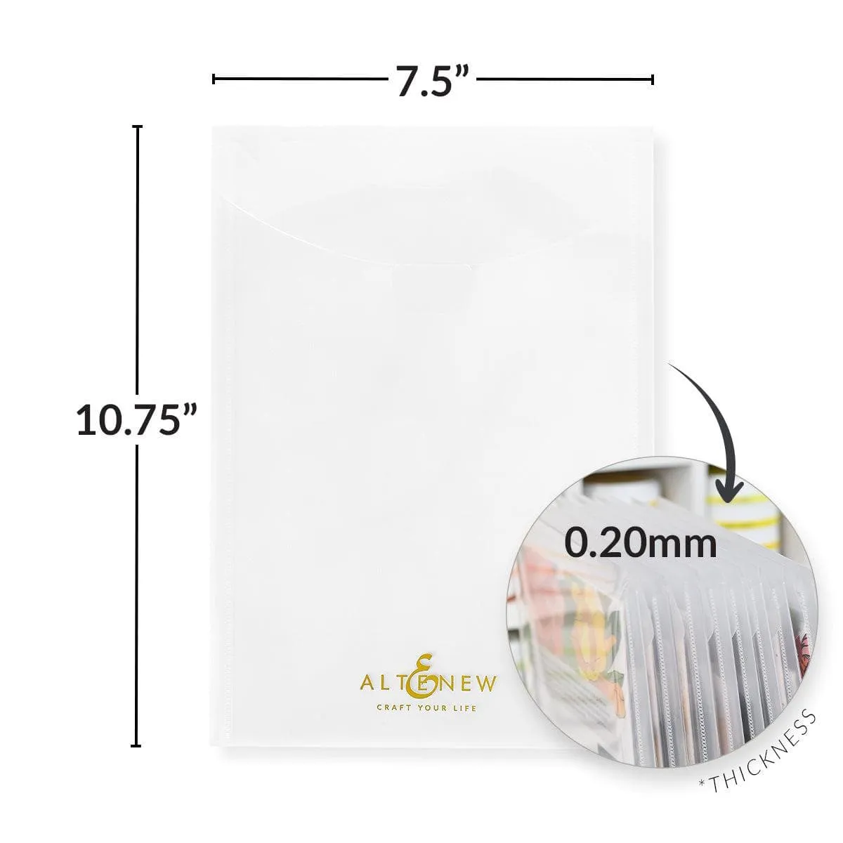Storage Pockets: 7.5" X 10.75" (20 Pieces/Set) quickdry solid