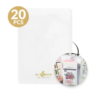 Storage Pockets: 7.5" X 10.75" (20 Pieces/Set) classic