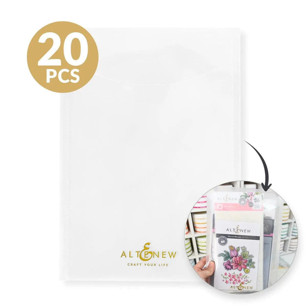 Storage Pockets: 7.5" X 10.75" (20 Pieces/Set) classic