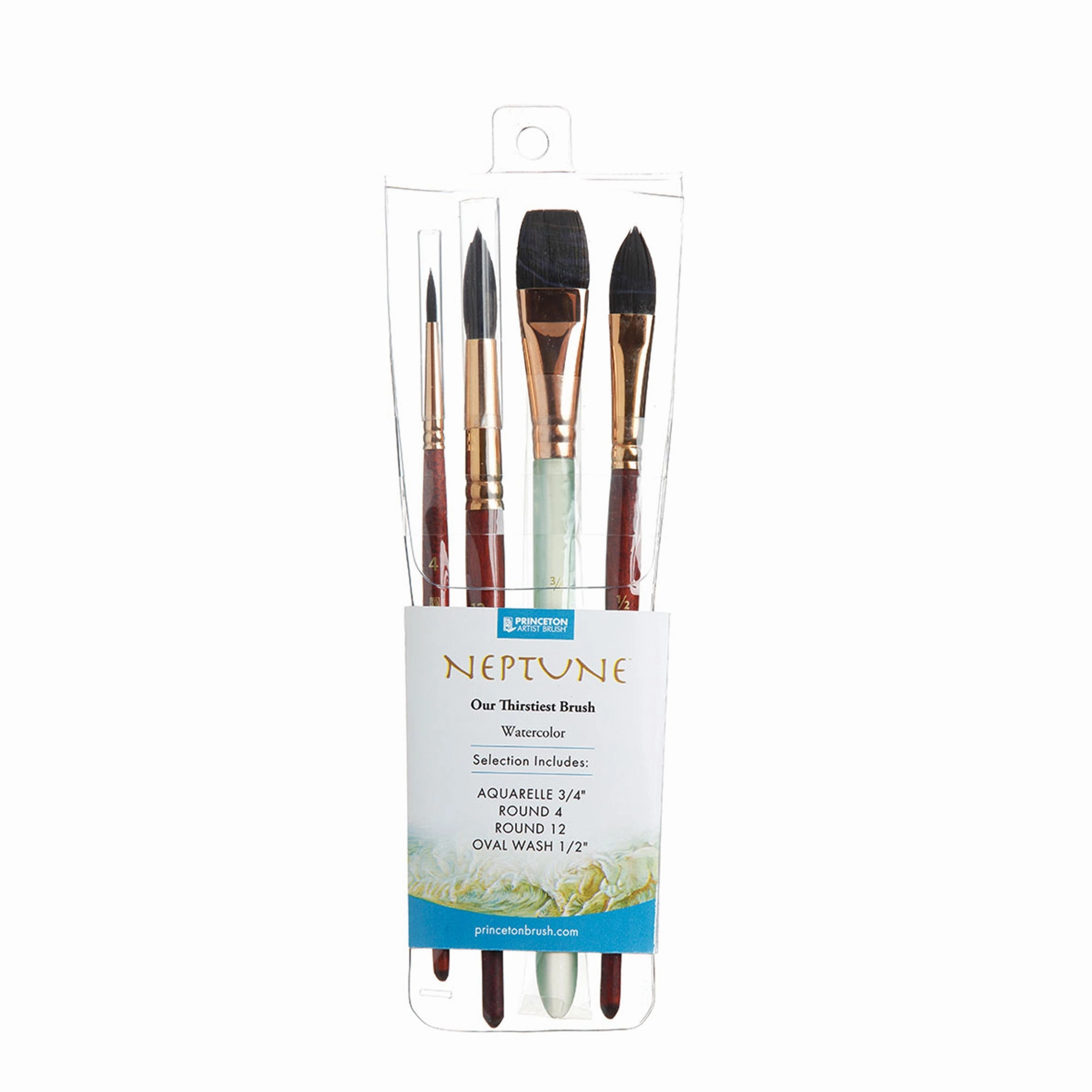 4-Piece Neptune Synthetic Brush Set latest