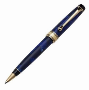 bamboo Aurora Optima Auroloide Gold Blue Ballpoint Pen