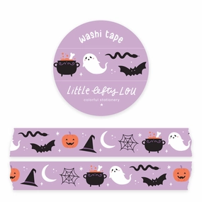 Halloween Purple 2 Washi Tape round magnetic