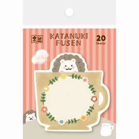 minimalist Hedgehog Sticky Notes