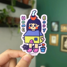 Homebody Vinyl Sticker - Shooley glossy manual