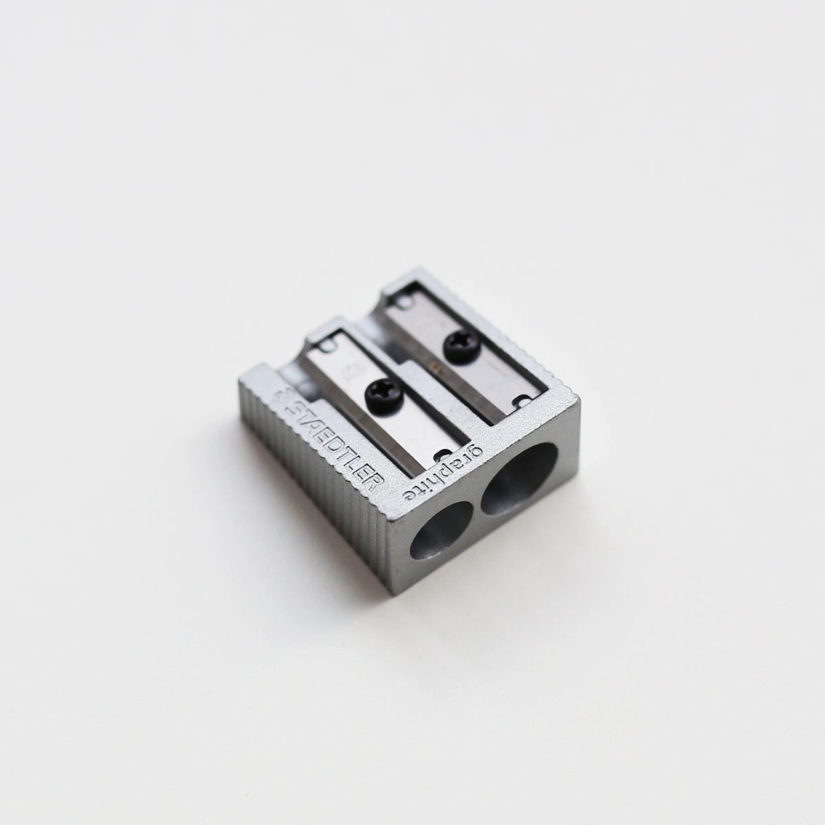 leather daily Pencil Sharpener // Double Holes