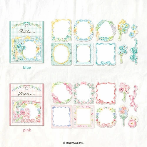 Ribloom Flake Sticker - Pink limited earthy