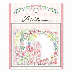 strong musthave Ribloom Flake Sticker - Pink