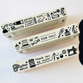 Sanby X Eric Small Things Combination Stamp Set - Set 2 springloaded