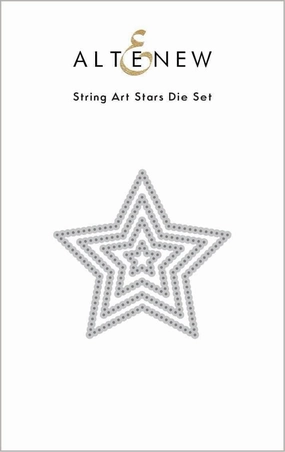 String Art Stars Die Set nonslip pack