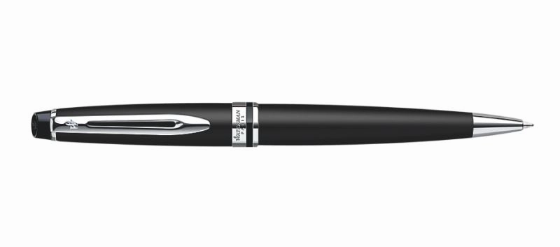 refillable thin Waterman Expert Matte Black Ballpoint Pen