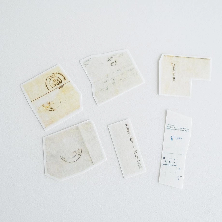 Yohaku Flake Stickers - Fragments Of Memory bright