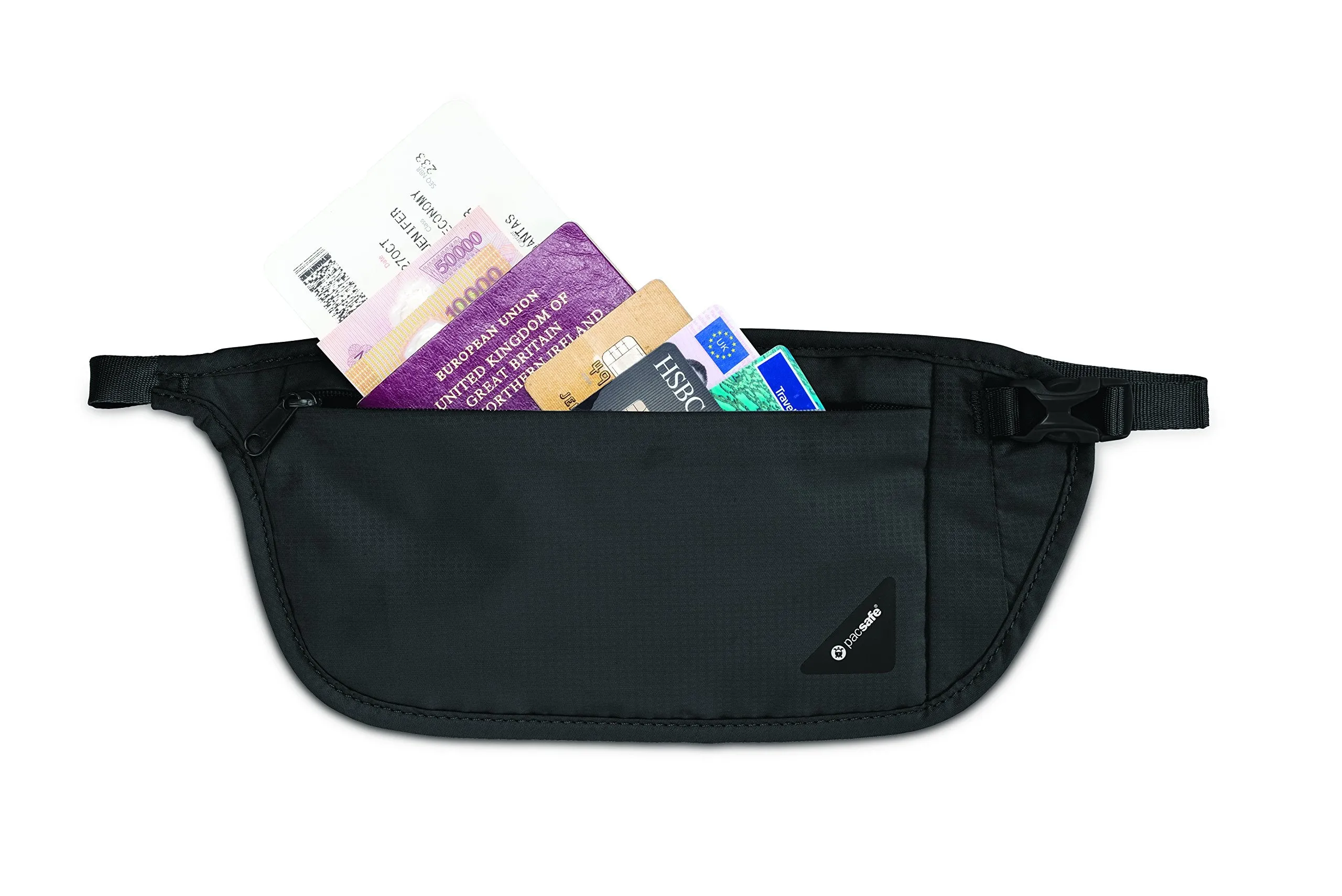 Pacsafe Coversafe V100 RFID-blockierende Gürteltasche Pacsafe
