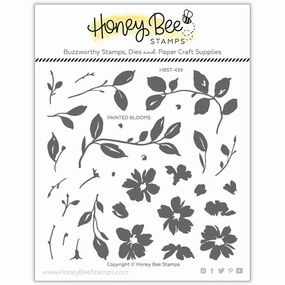 lightweight Painted Blooms - 6X6 Stamp Set - Retiring