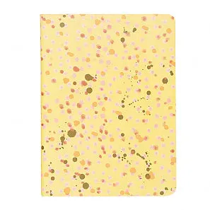 elegant shockproof Paper Poetry Spot Craft A6 Notebook - Grid