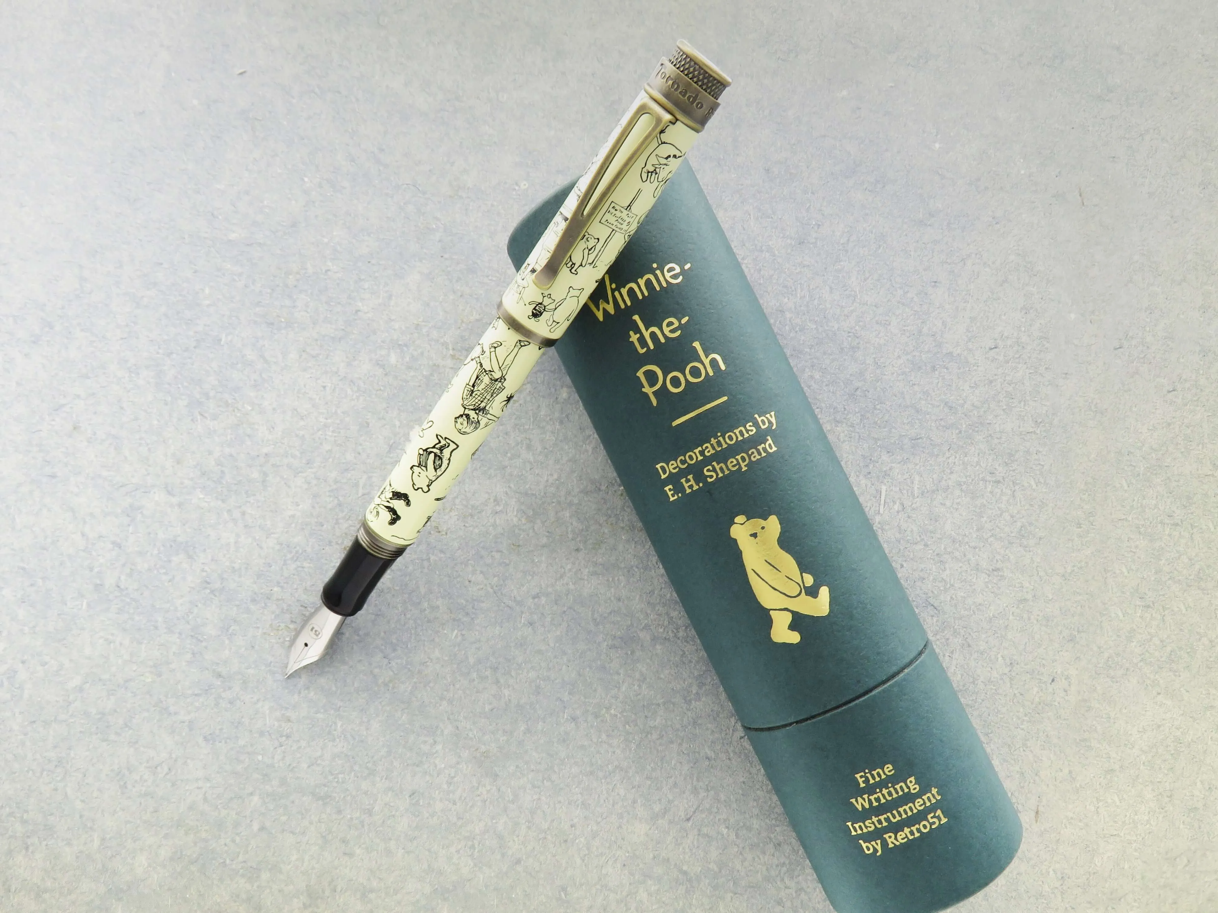 Retro 1951 A.A. Milne Winnie-The-Pooh Decorations By E.H. Shepard Fountain Pen flexible