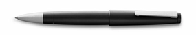 Lamy 2000 Black Rollerball Pen square rugged