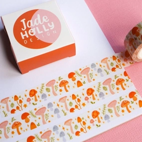 set original Mushroom Autumnal Washi Tape