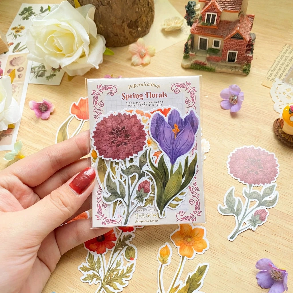 Paperaicashop Spring Florals Sticker Pack classic versatile