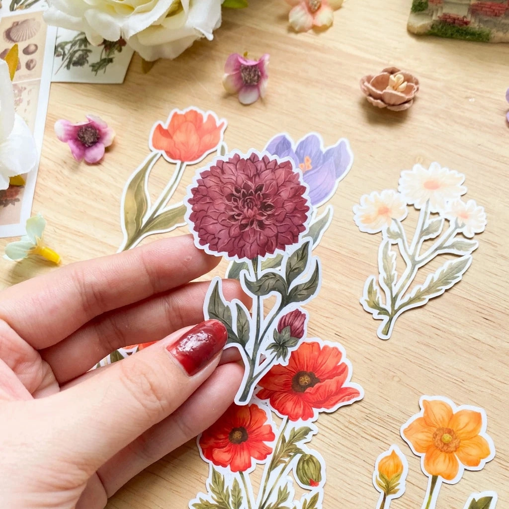 Paperaicashop Spring Florals Sticker Pack locking automatic