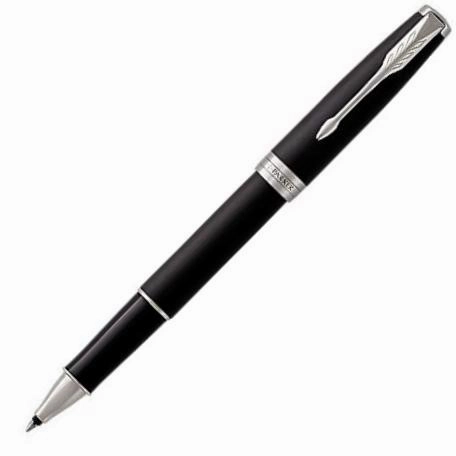 Parker Sonnet Matte Black Ct Rollerball Pen collapsible