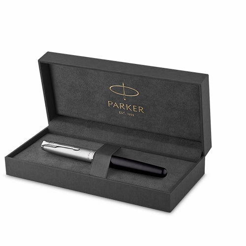 plastic Parker Sonnet Metal & Black Lacquer With Palladium Trim Fountain Pen