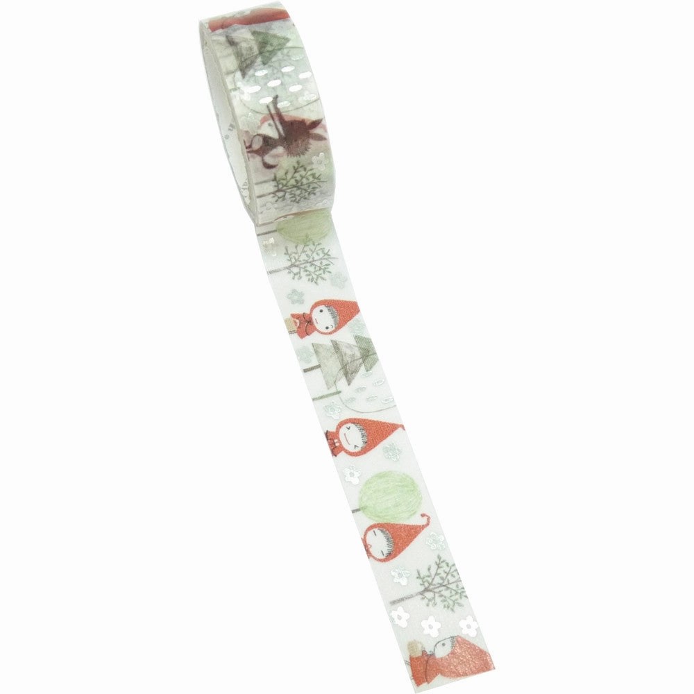 large Red Riding Hood Foil Washi Tape ? Shinzi Katoh Design