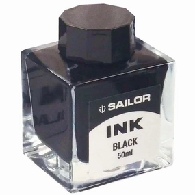special springloaded Sailor Black Ink - 50Ml