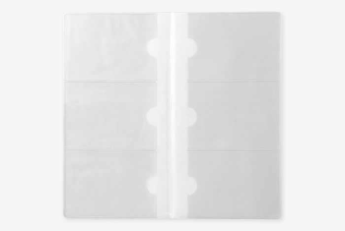 daily flexible Traveler'S Notebook Regular Size Refill- Plastic Card File