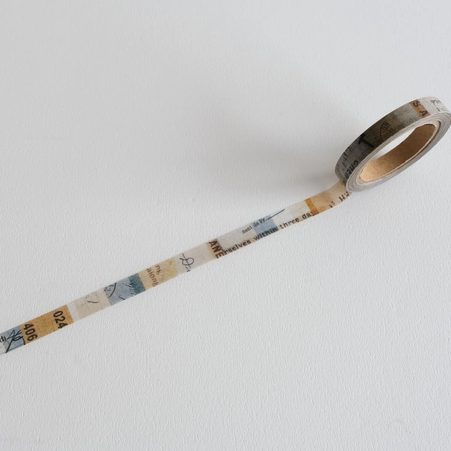 square Yohaku Slim Washi Tape - Style
