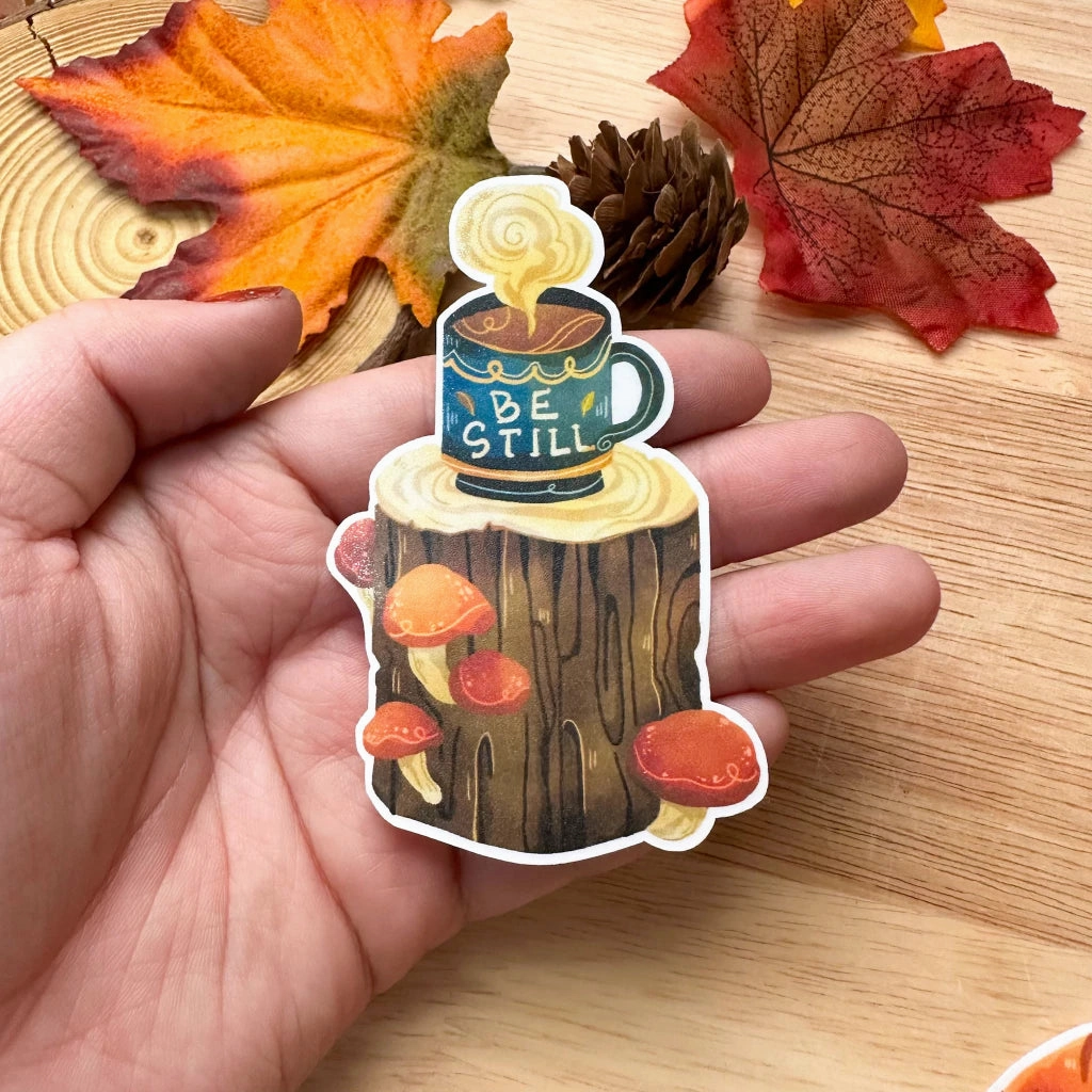 giant Paperaicashop Be Still Vinyl Sticker