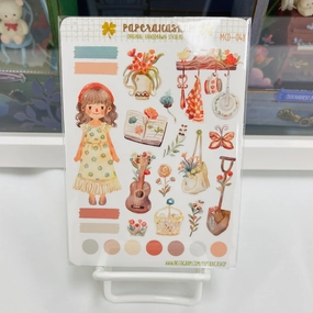 strong Paperaicashop Bloom Girl Planner Sticker