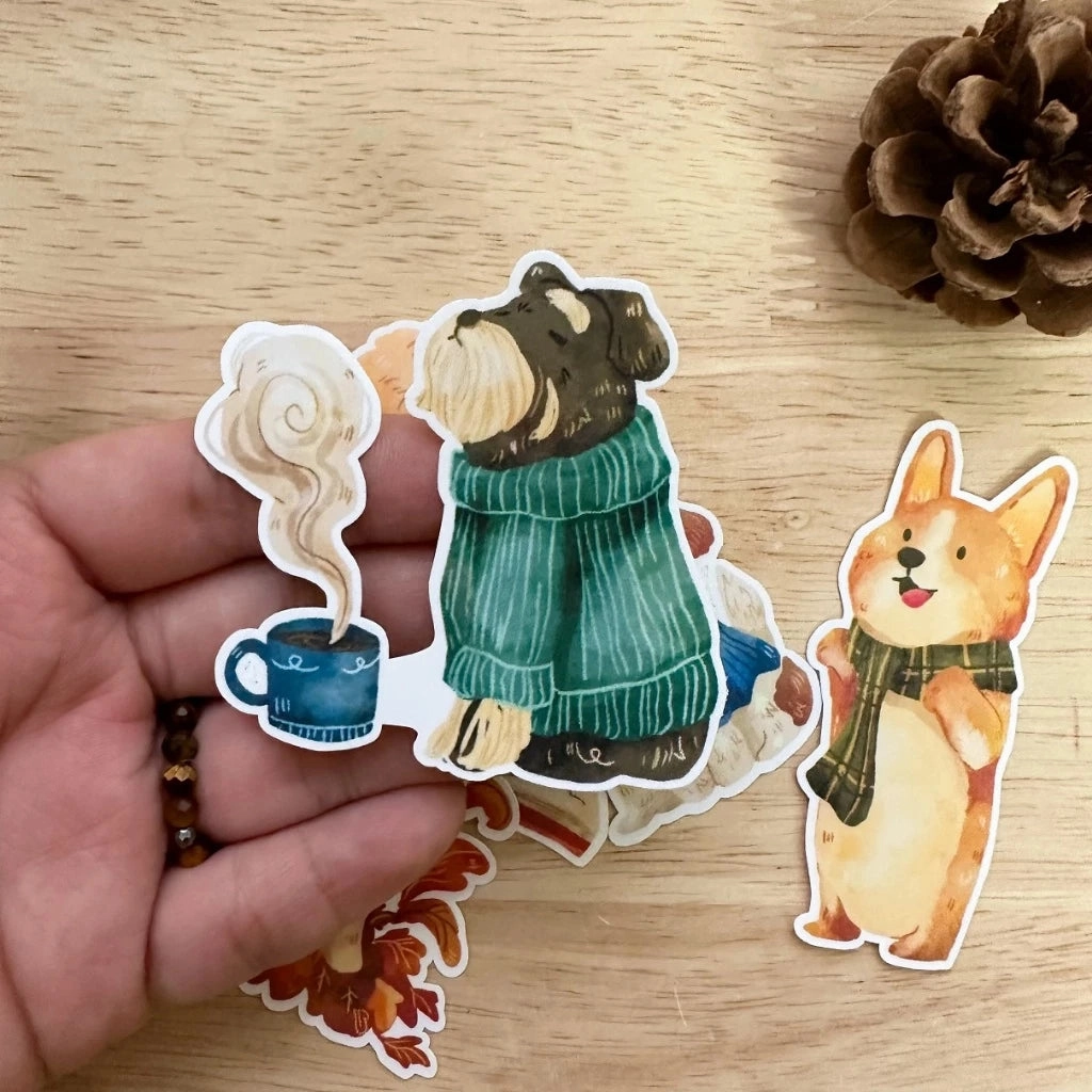 tall Paperaicashop Chill Doggos Sticker Pack