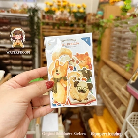 shockproof eco Paperaicashop Chill Doggos Sticker Pack