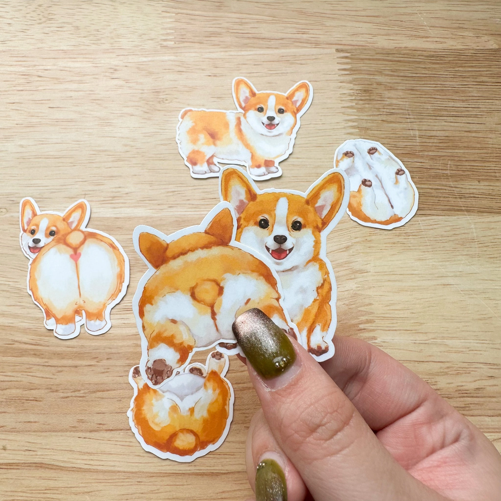Paperaicashop Corgi Love Sticker Pack economical