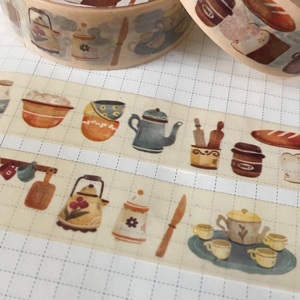 stackable Paperaicashop Country Kitchen Washi Tape