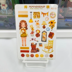 Paperaicashop Darling Girl Planner Sticker recycled waterproof