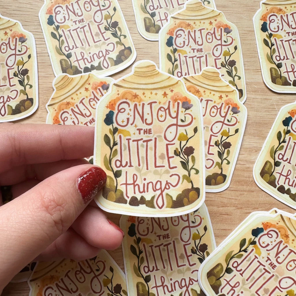 Paperaicashop Enjoy The Little Things Vinyl Sticker limited