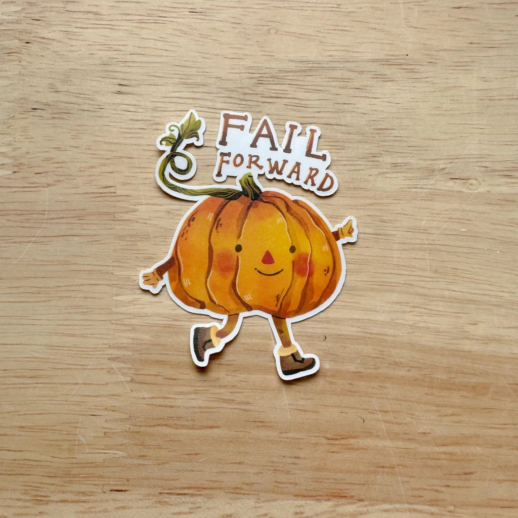 Paperaicashop Fail Forward Vinyl Sticker solid finest